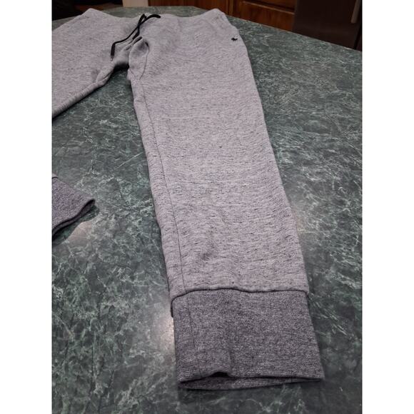 Polo Ralph Lauren Mens S Heather Gray Jogger Sweatpants Drawstring Pockets EUC - Picture 2 of 15